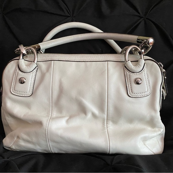 Coach white leather handbag - Picture 3 of 3
